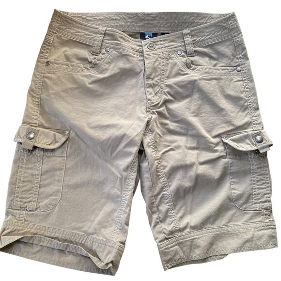 Kuhl Cargo Style Tan 6.7” Inseam Shorts - Picture 1 of 4